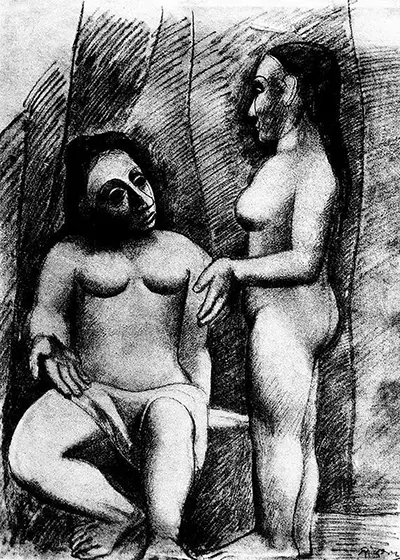 Seated Nude and Standing Nude Pablo Picasso